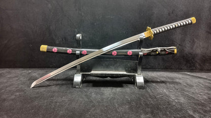 Spring steel forging process,（ One Piece Zoro's sword）katana