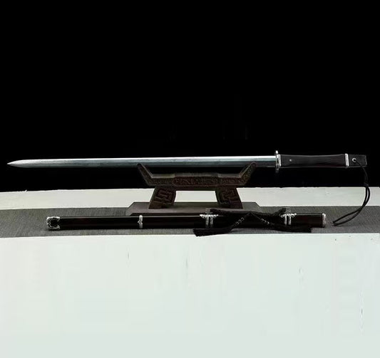 Square-handled replica Tang dynasty horizontal sword-方柄唐横剑