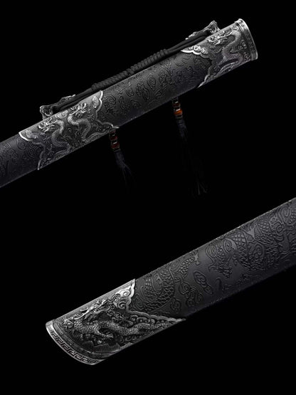 Roar of the Dragon in the Ink Sea (Forged High-Manganese Steel)墨海龙吟