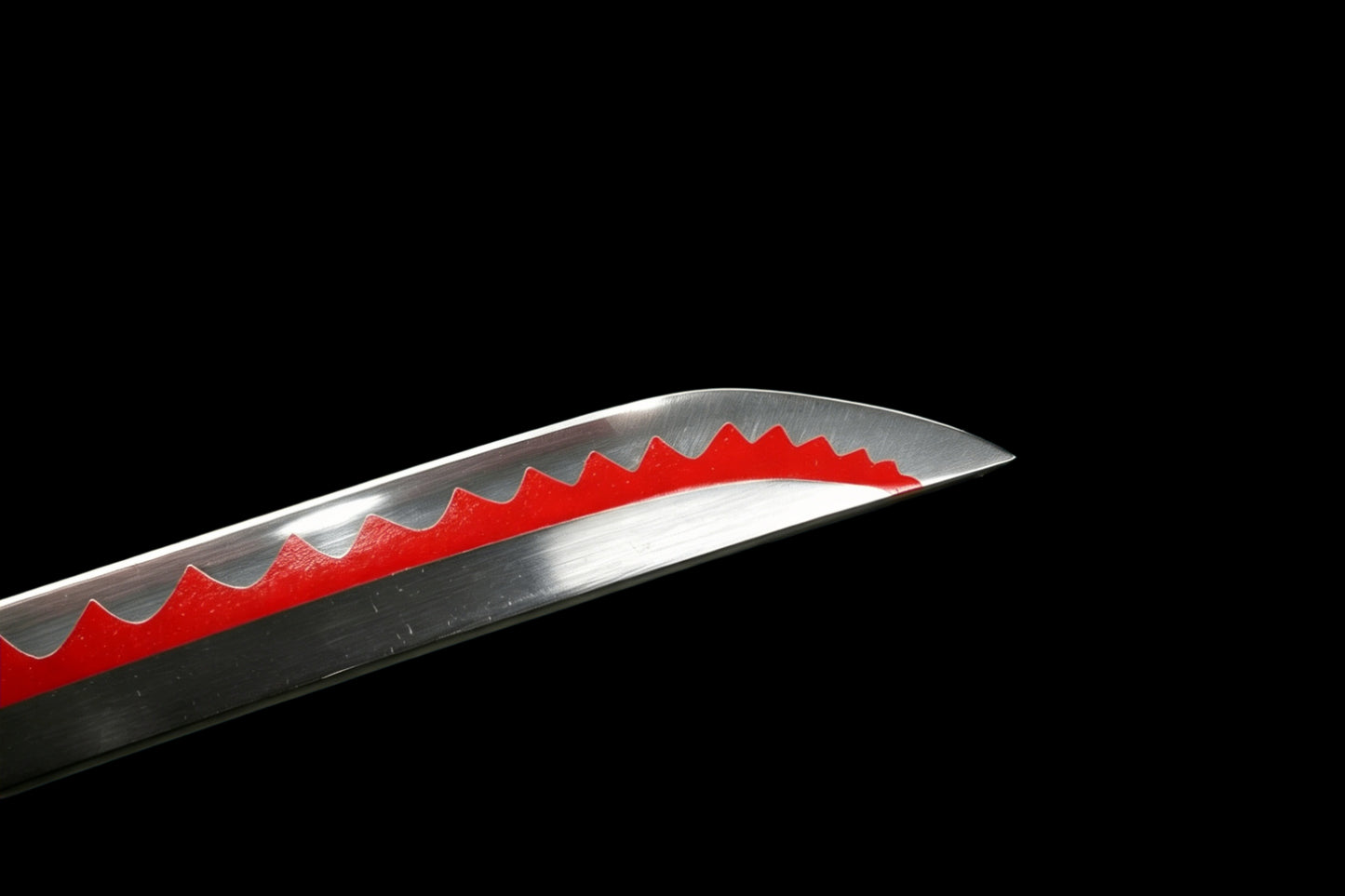 Shusui Black Blade Katana, One Piece Roronoa Zoro Sword, Full Tang 1095 High Carbon Steel Forged Sharp Blade