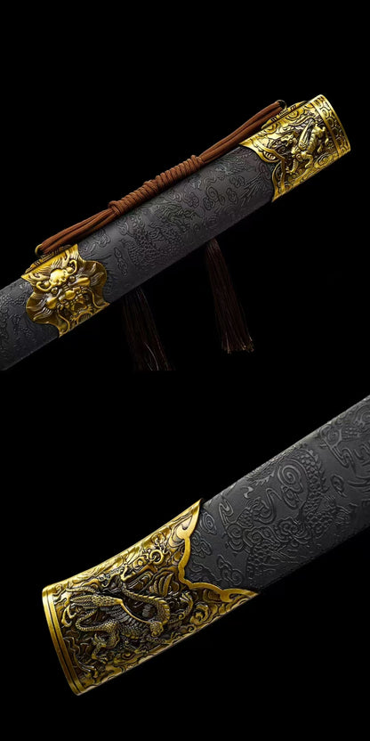 Waist knife dragon tiger broadsword龙虎大刀