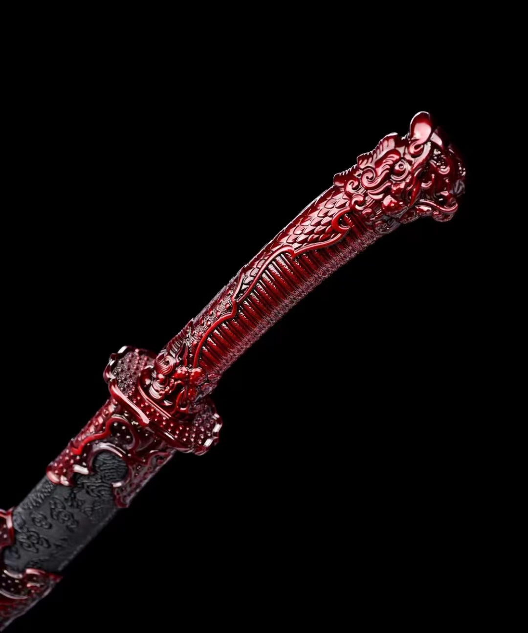 Forged from manganese steel, black and red high temperature paint绣春刀-赤血