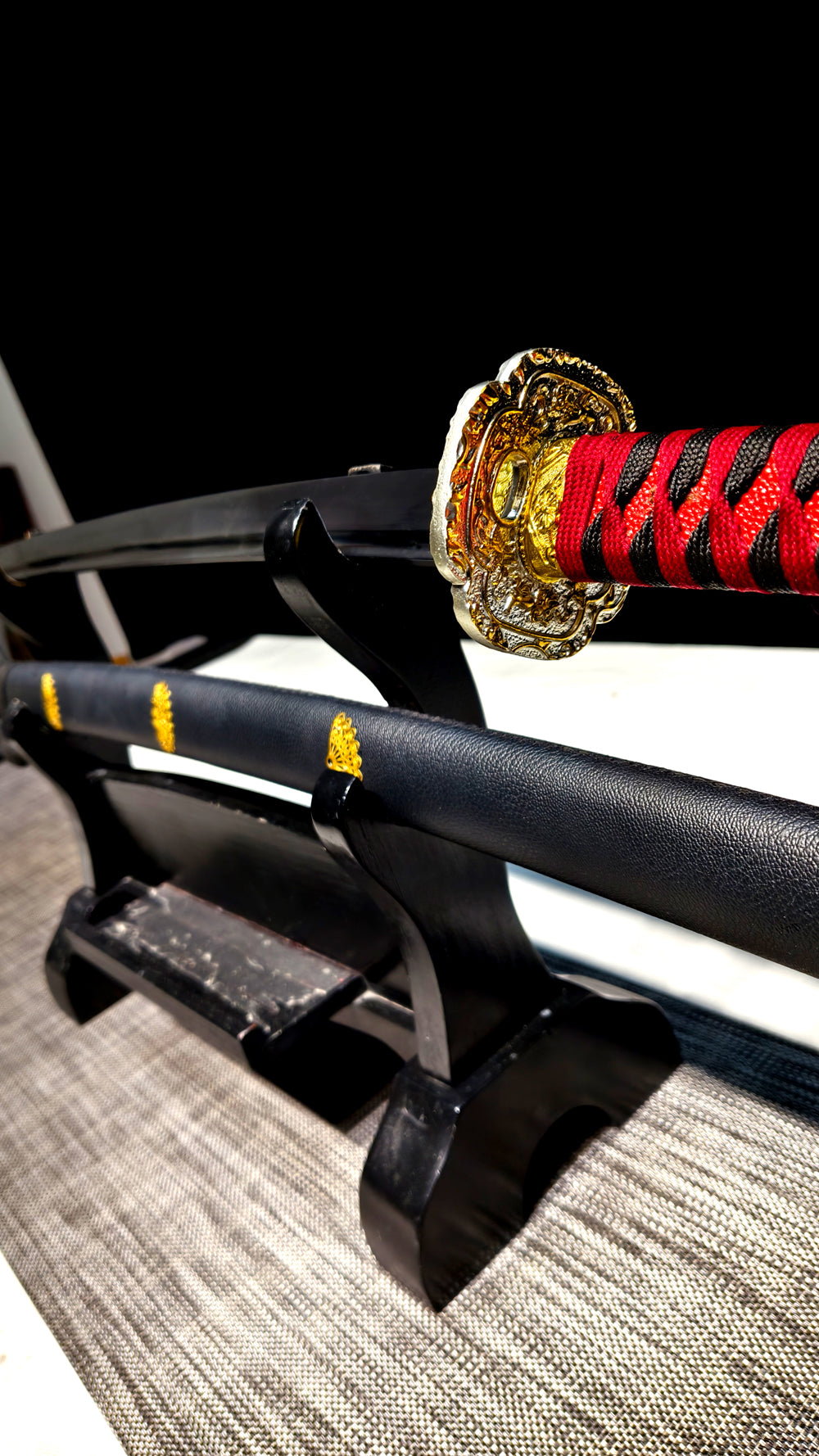 red warrior（spring steel forged）extremely sharp,katana