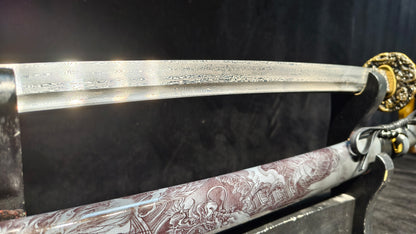 Pattern steel forging process （A1）katana