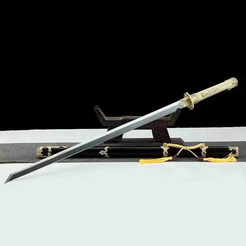 water dragon（Patterned Steel Forged-Ebony Scabbard）