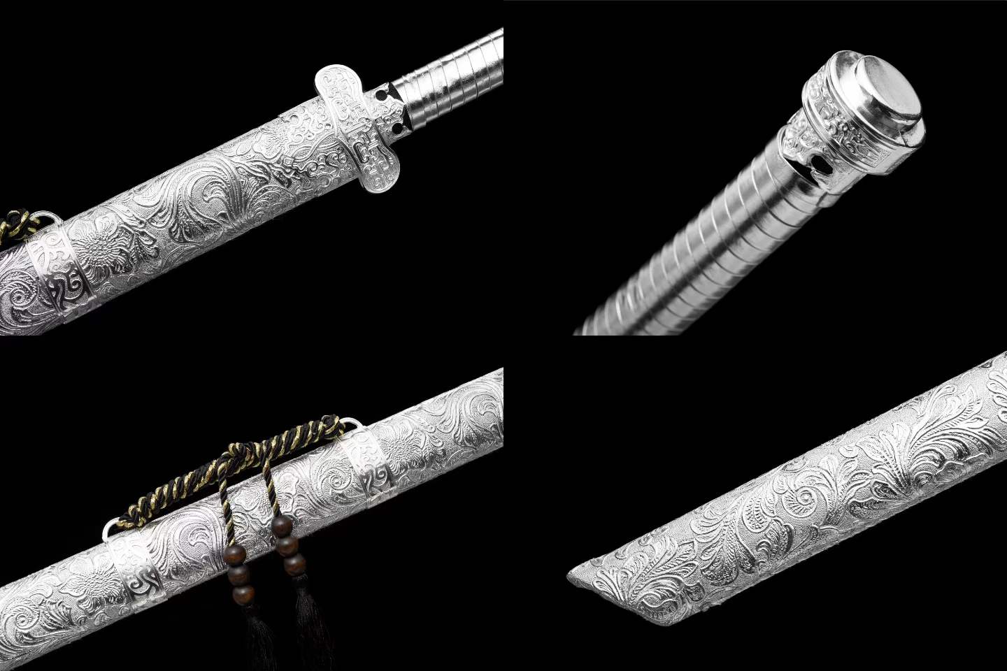 Black Gold Ancient Blade ~ Fuxue (Forged Manganese Steel)拂血