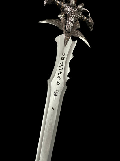 (4kg) Frostmourne (Stainless Steel) — Blunt Blade (Unsharpened)
