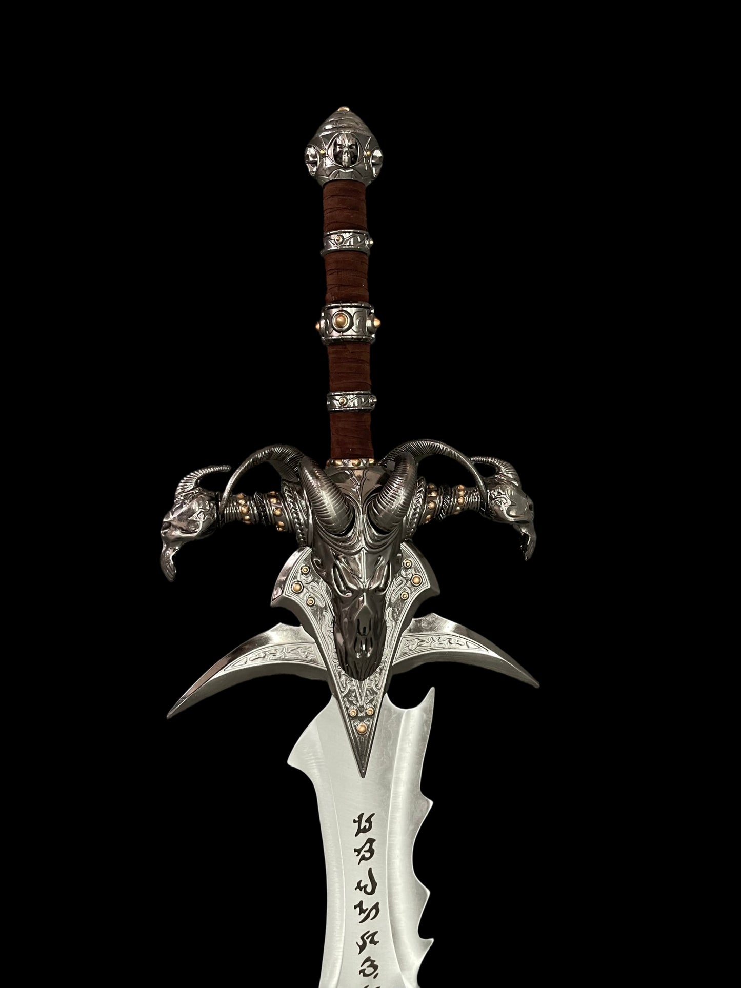 (4kg) Frostmourne (Stainless Steel) — Blunt Blade (Unsharpened)