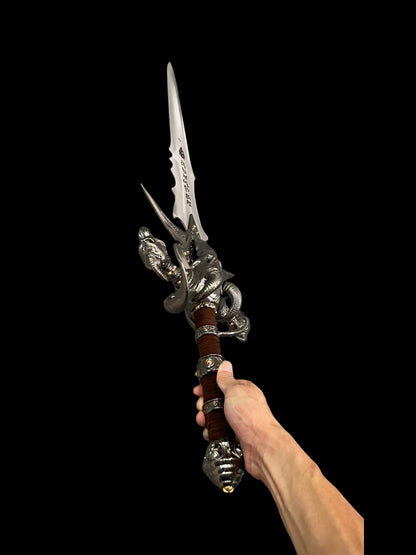 (4kg) Frostmourne (Stainless Steel) — Blunt Blade (Unsharpened)