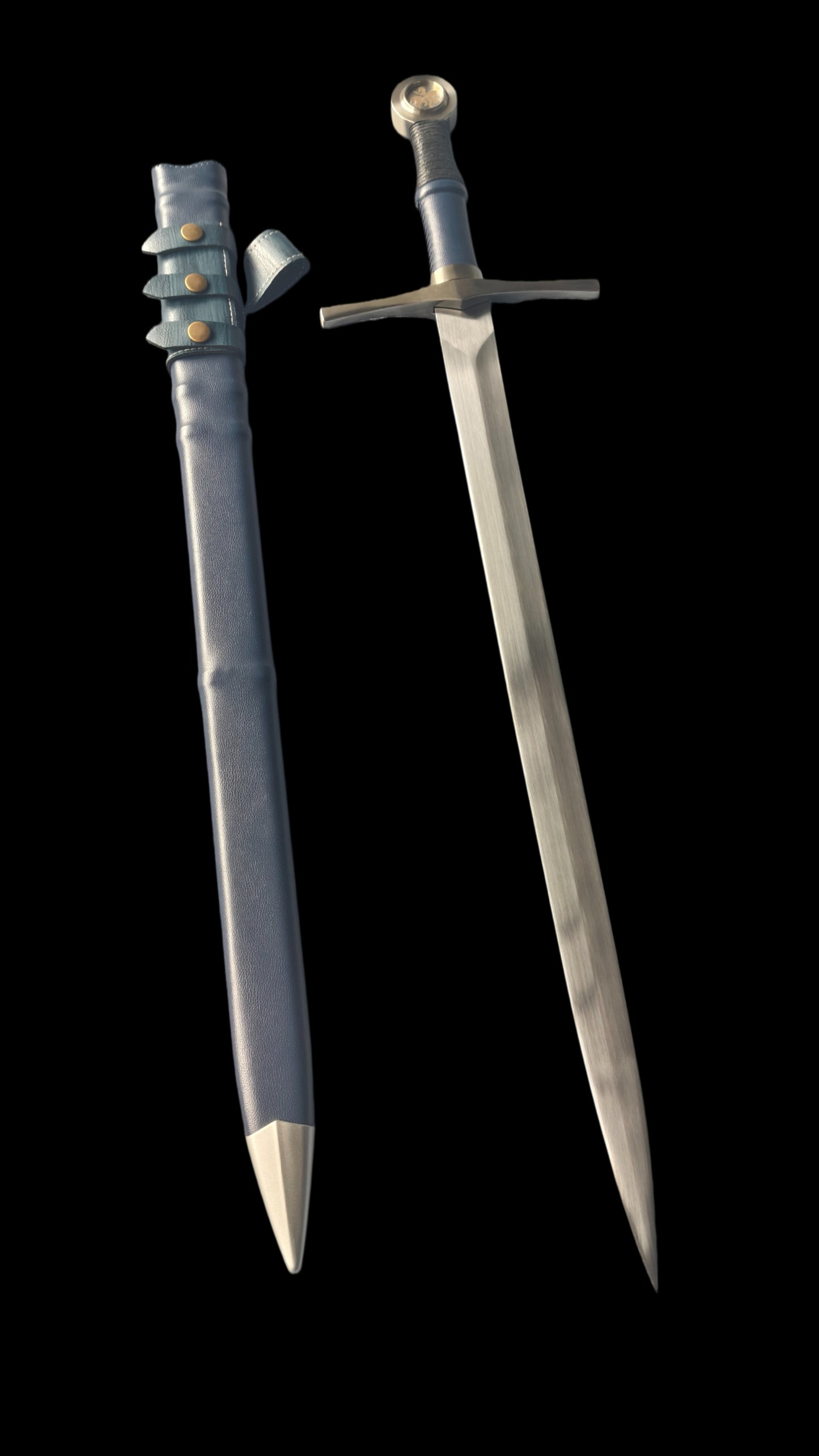 Blue One-Handed Sword (Spring Steel)