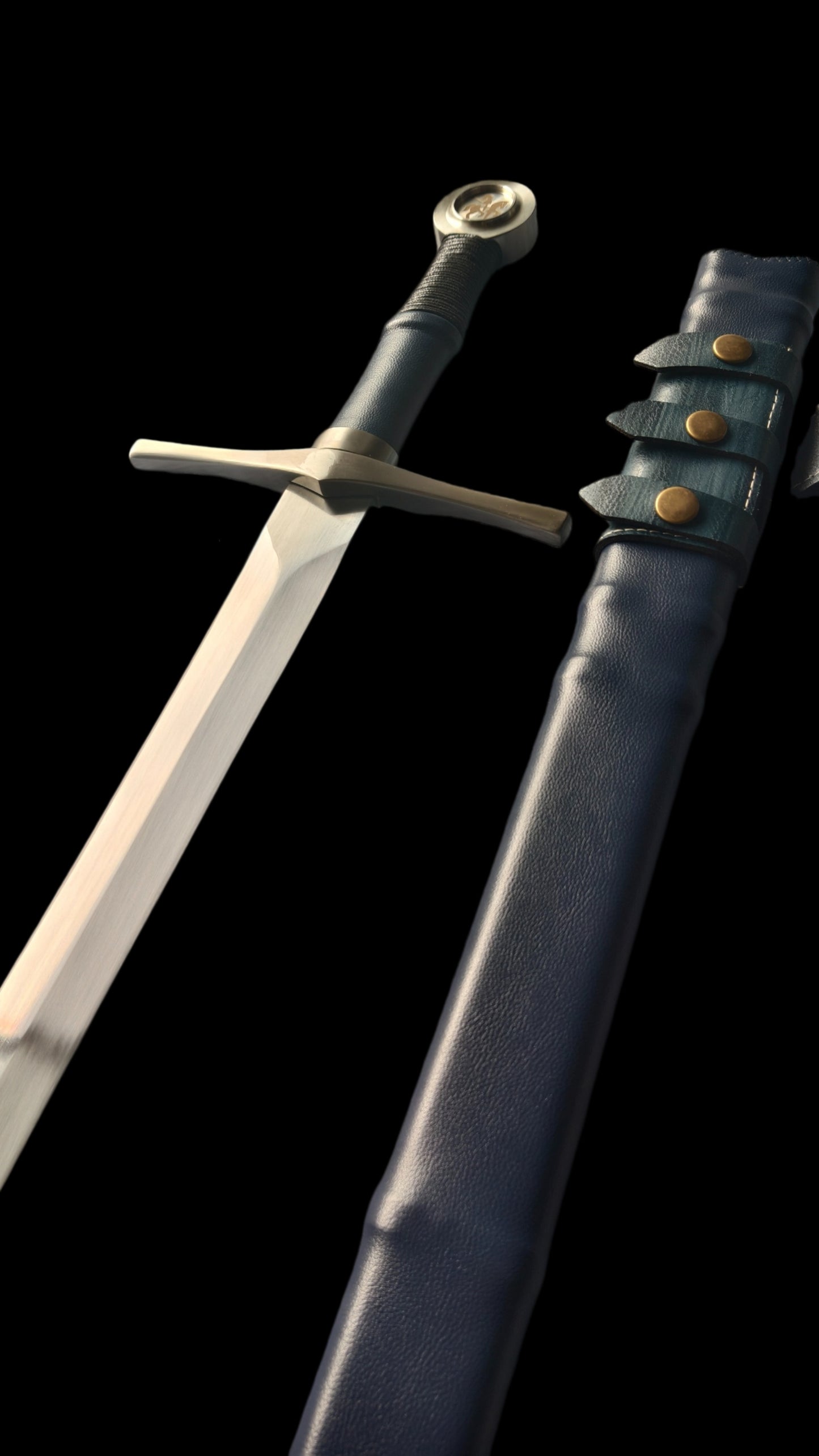 Blue One-Handed Sword (Spring Steel)