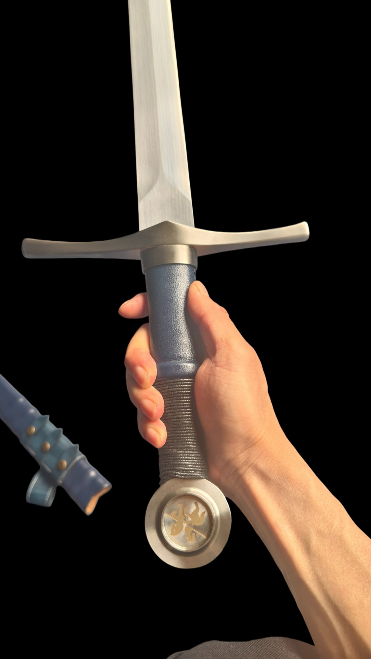 Blue One-Handed Sword (Spring Steel)