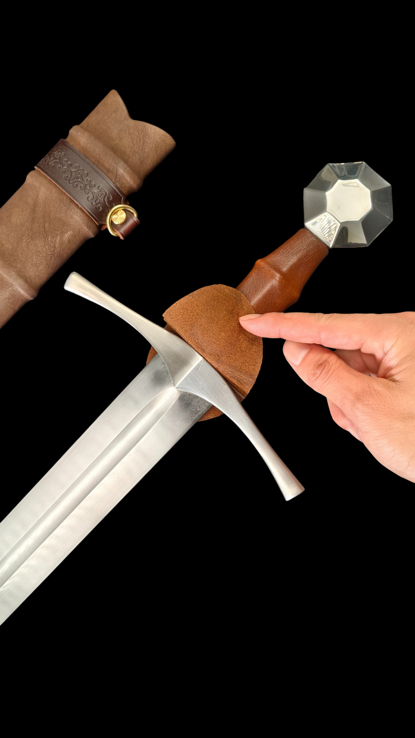 Knight's One-Handed Sword: Sword of Glory ((Forged from 65 Manganese Steel))