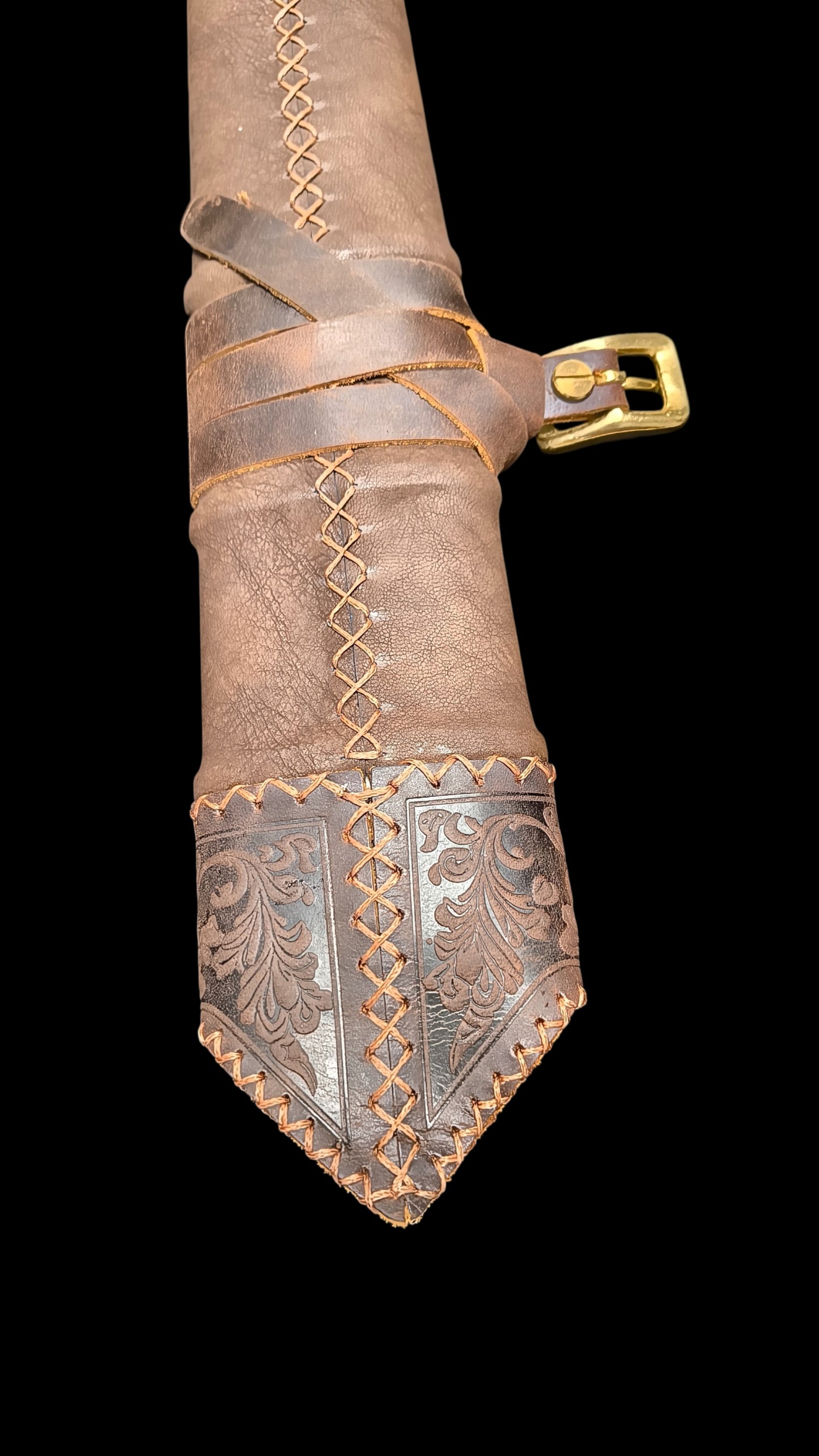 Knight's One-Handed Sword: Holy Radiance Crusade (Forged from 65 Manganese Steel)