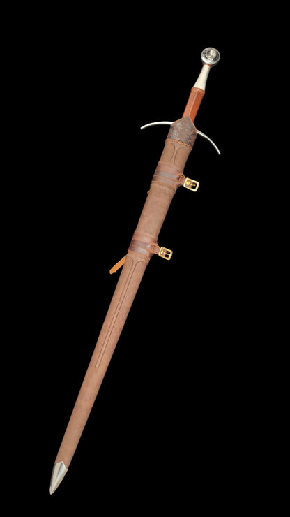 Knight's One-Handed Sword: Holy Radiance Crusade (Forged from 65 Manganese Steel)