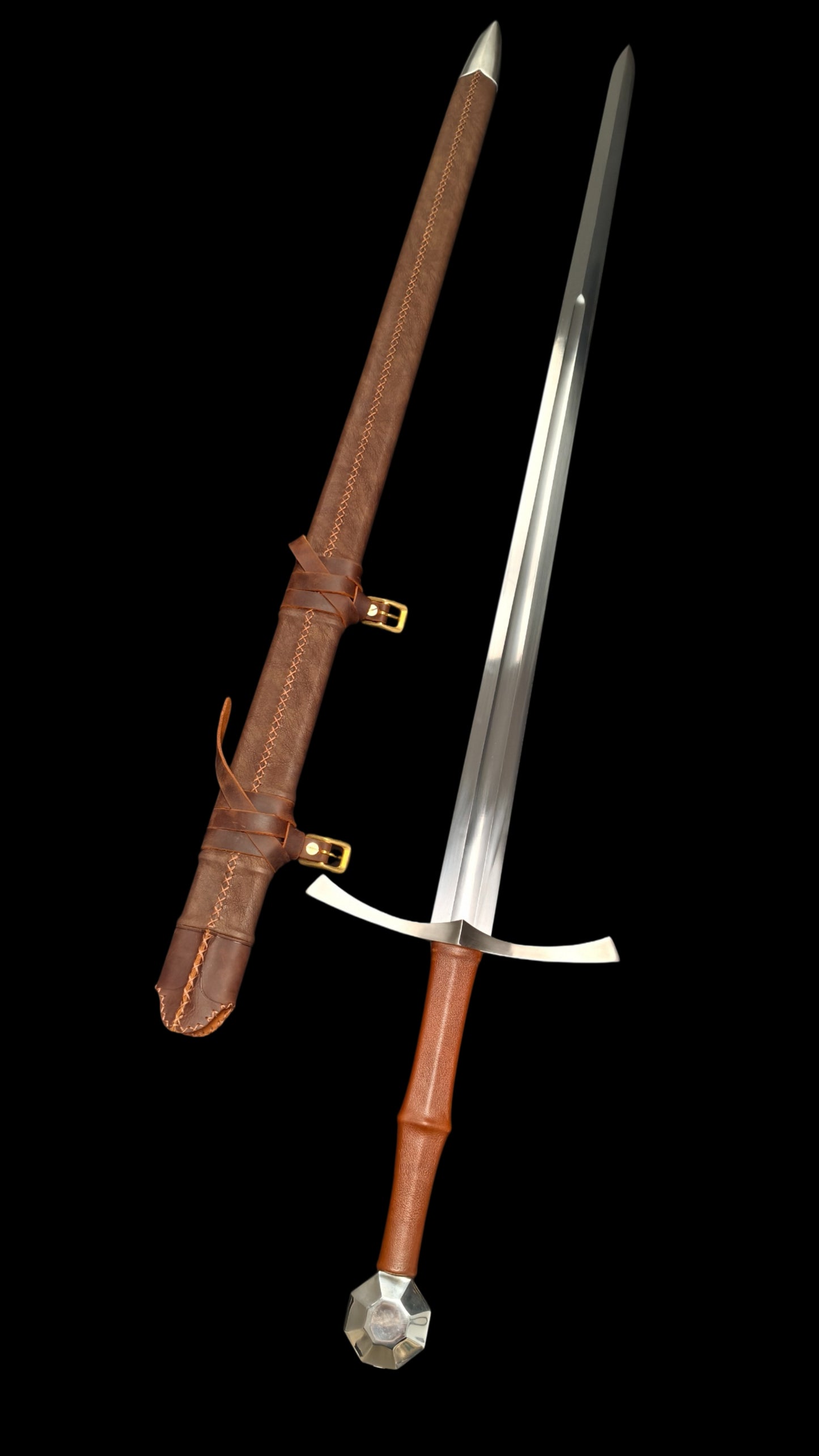 Sword of Kings Two-Handed Sword (Forged from 65 Manganese Steel)