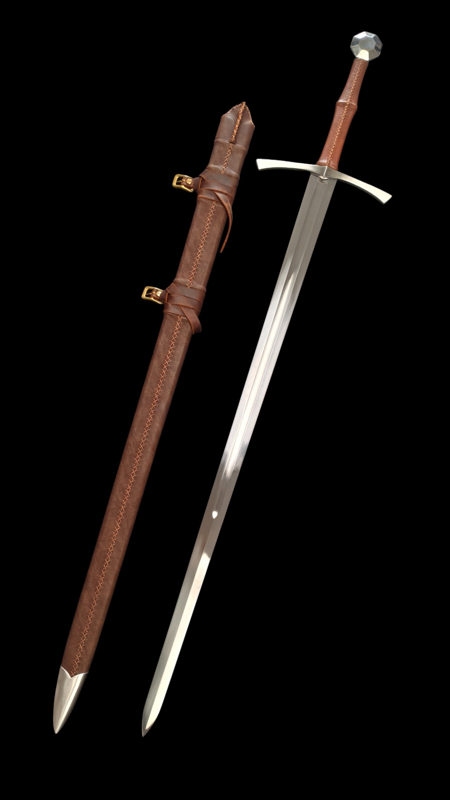 Sword of Kings Two-Handed Sword (Forged from 65 Manganese Steel)