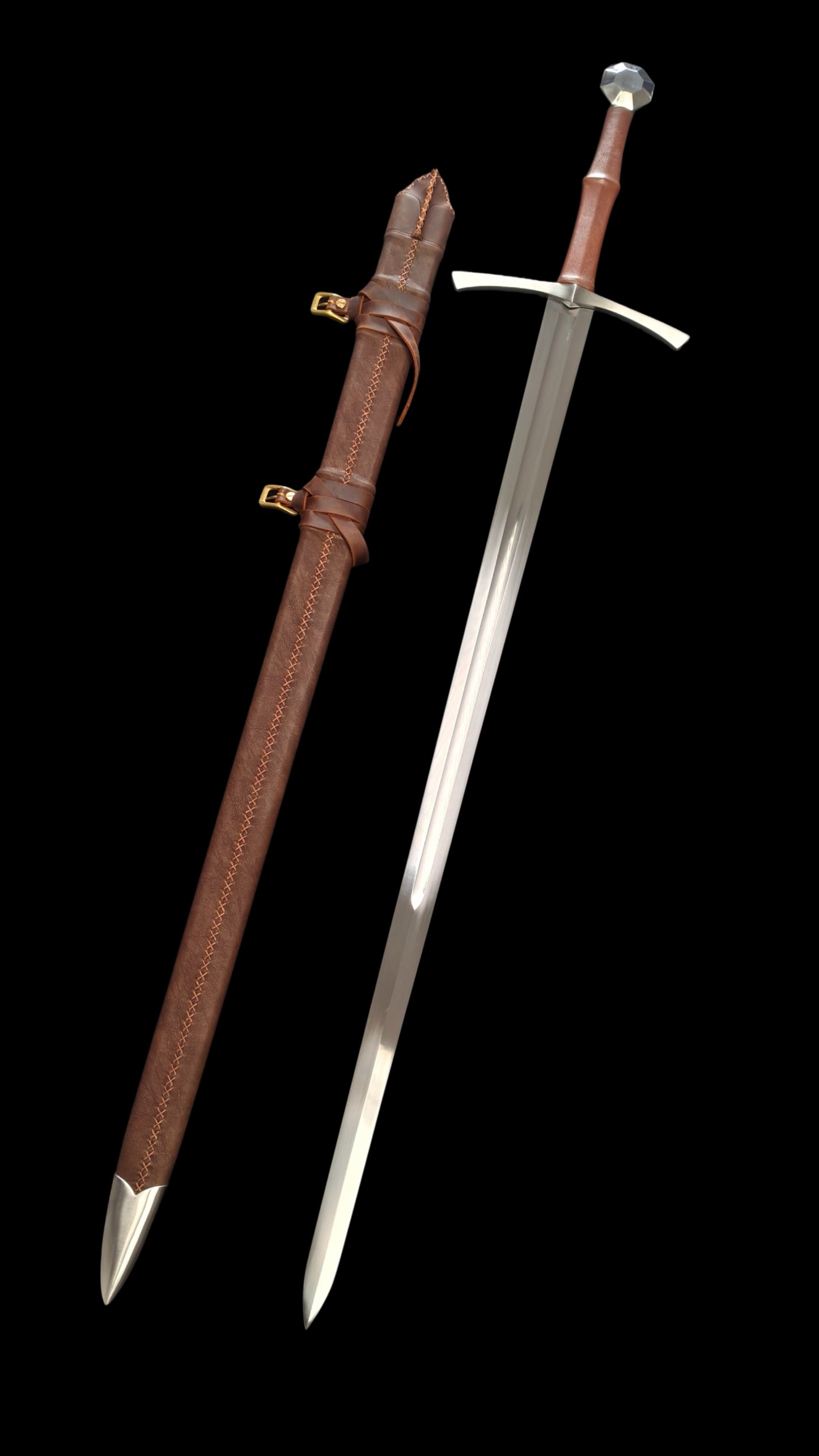 Sword of Kings Two-Handed Sword (Forged from 65 Manganese Steel)