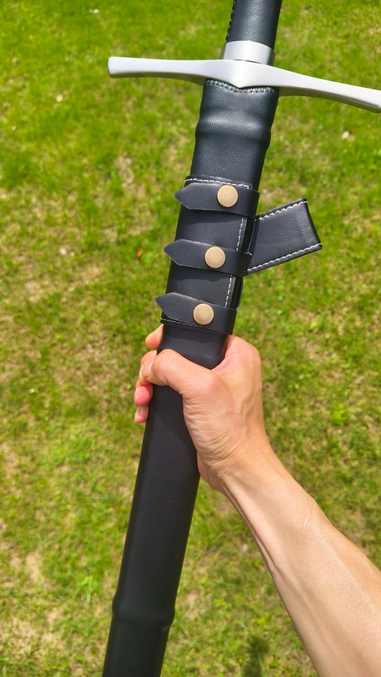 Black One-Handed Sword (Forged from 5160 Steel)