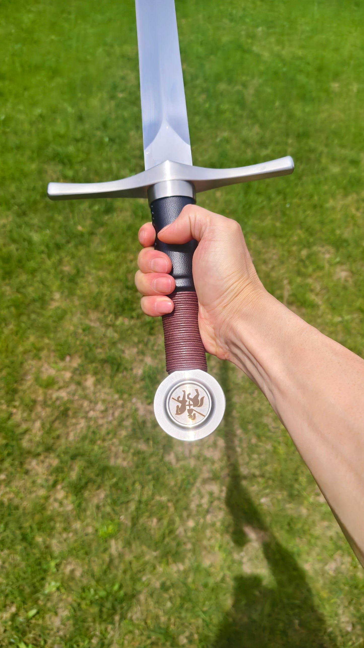 Black One-Handed Sword (Forged from 5160 Steel)