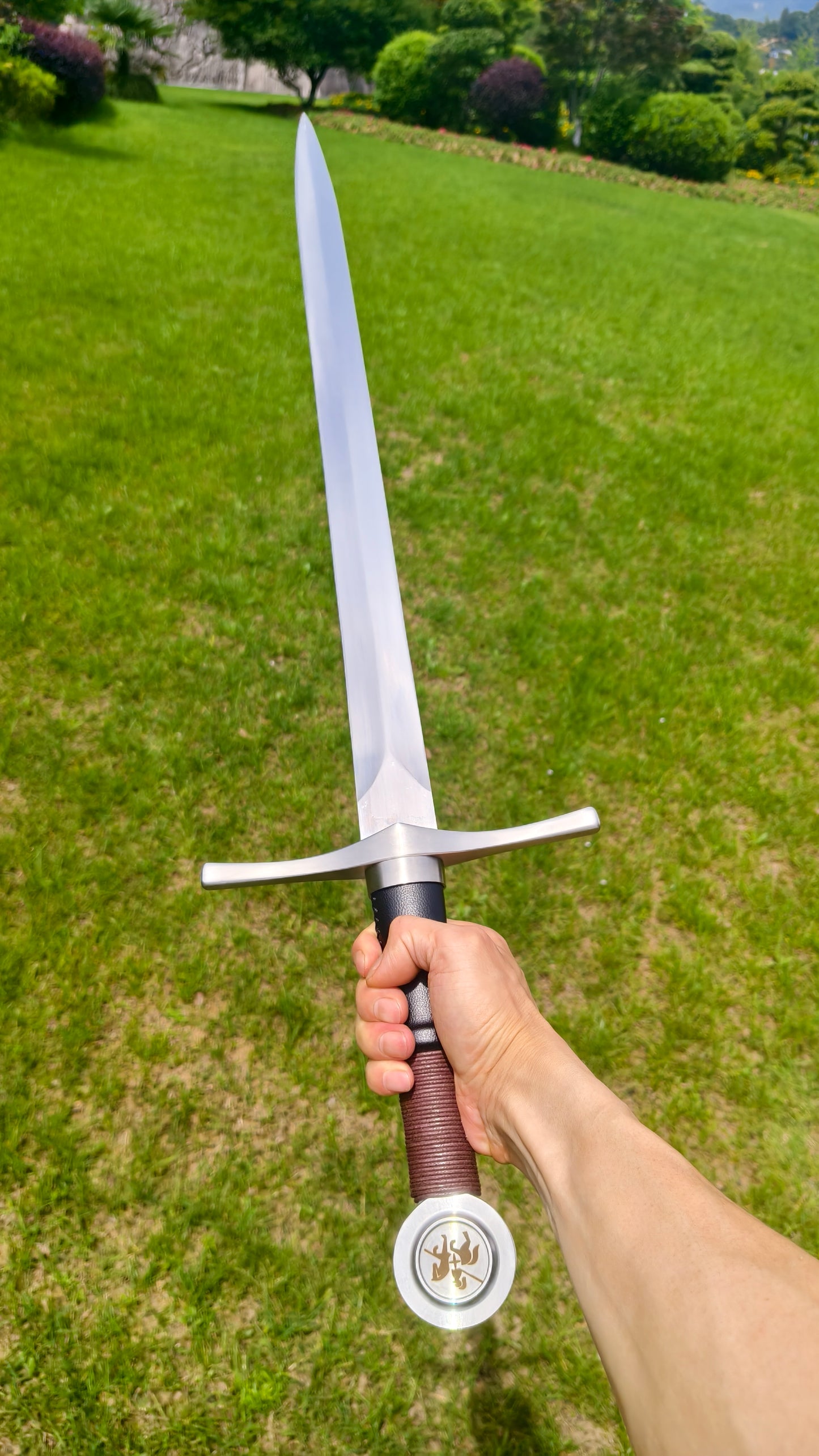 Black One-Handed Sword (Forged from 5160 Steel)