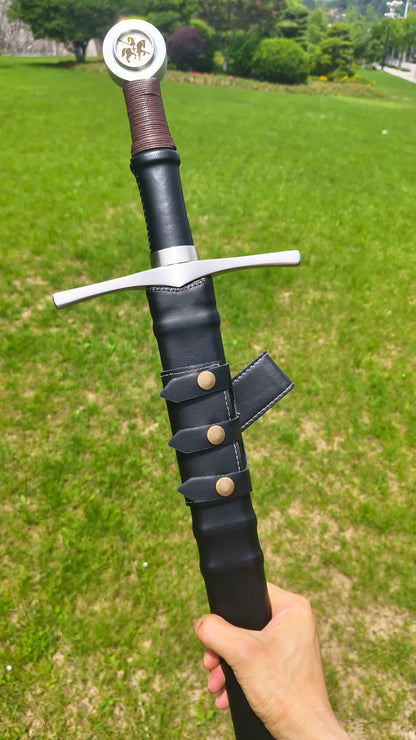 Black One-Handed Sword (Forged from 5160 Steel)