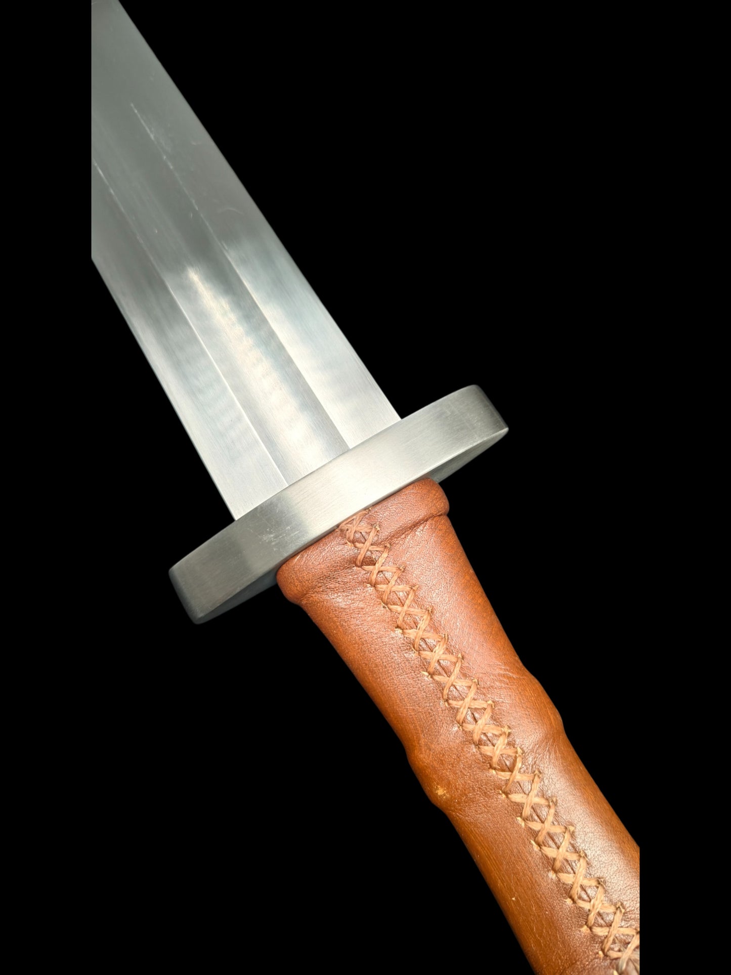 Full Tang Forged 5160 Spring Steel Cangwei Single Hand Sword, Sharp Blade & Hand Finished Construction for Collection and Practice