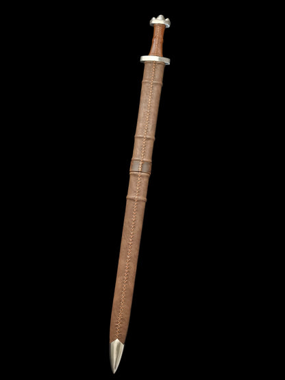 Full Tang Forged 5160 Spring Steel Cangwei Single Hand Sword, Sharp Blade & Hand Finished Construction for Collection and Practice