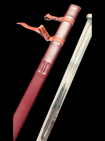Full Tang Forged 5160 Spring Steel Wild Hunter Single Hand Sword, Sharp Blade, Hand Finished for Collection & Practice