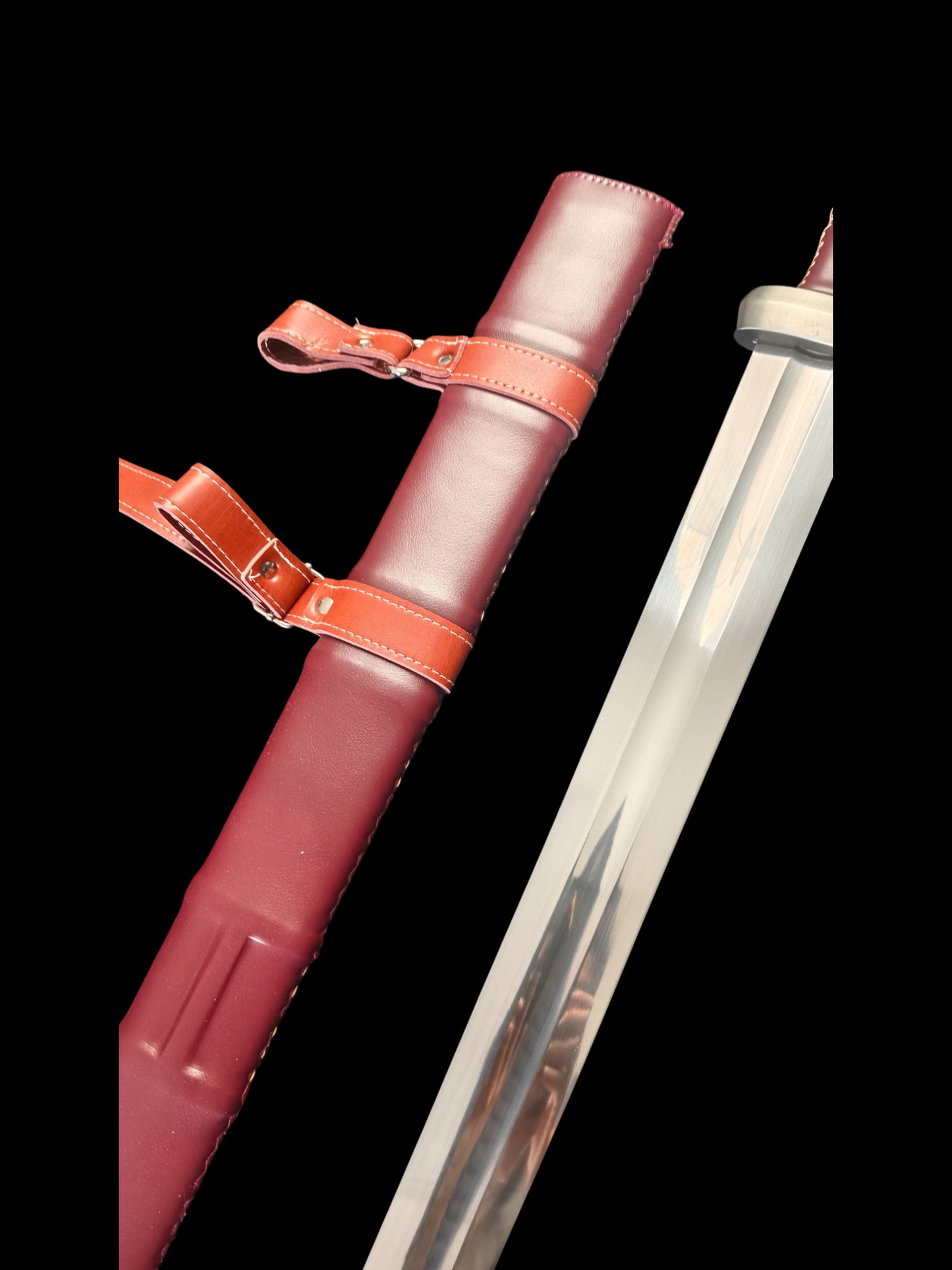 Full Tang Forged 5160 Spring Steel Wild Hunter Single Hand Sword, Sharp Blade, Hand Finished for Collection & Practice