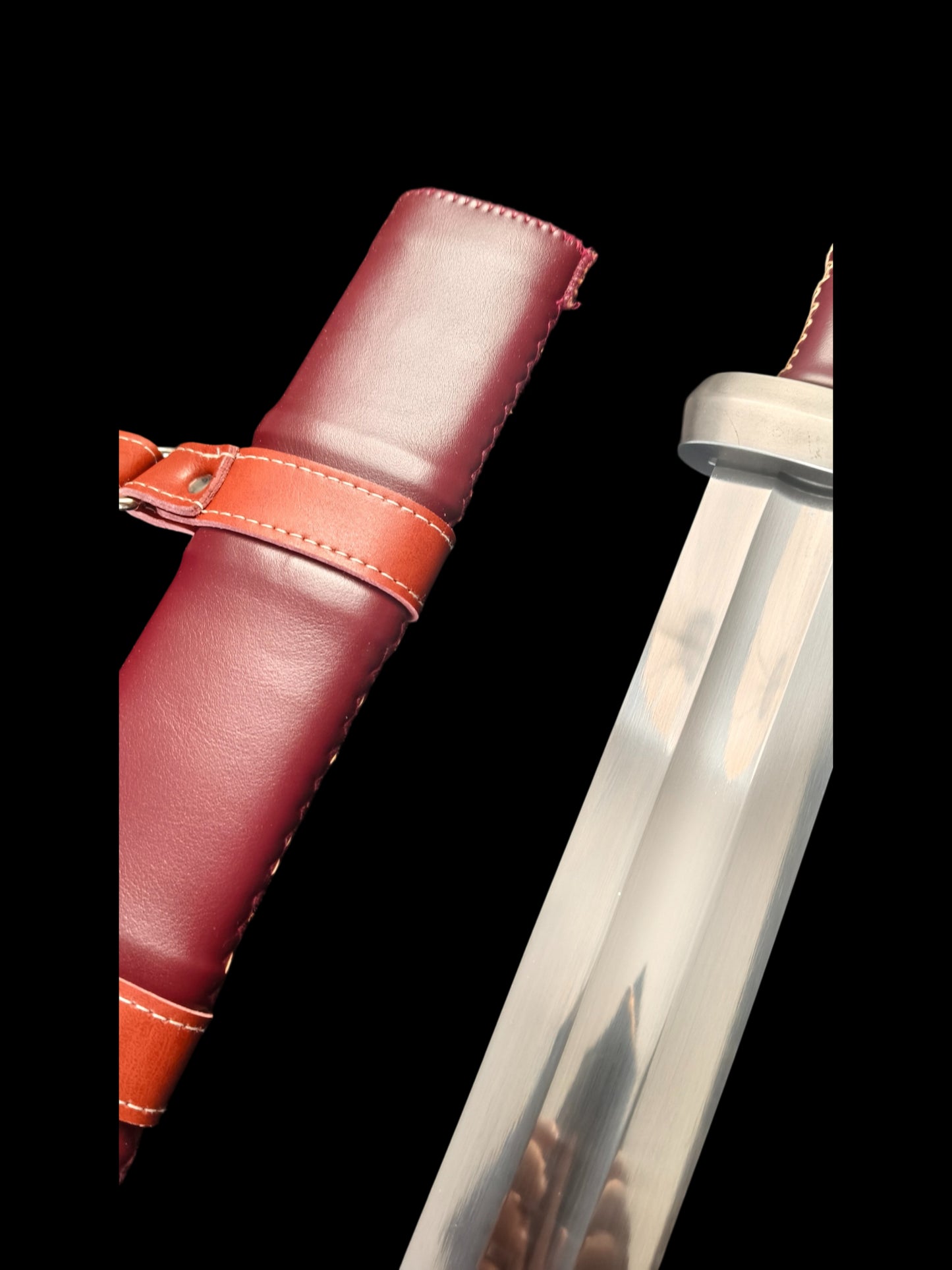 Full Tang Forged 5160 Spring Steel Wild Hunter Single Hand Sword, Sharp Blade, Hand Finished for Collection & Practice
