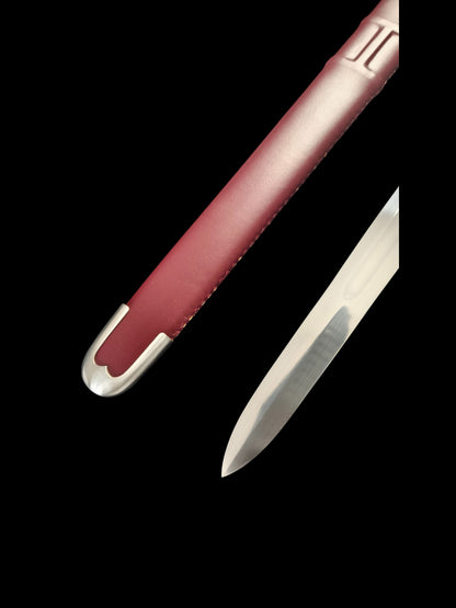Full Tang Forged 5160 Spring Steel Wild Hunter Single Hand Sword, Sharp Blade, Hand Finished for Collection & Practice