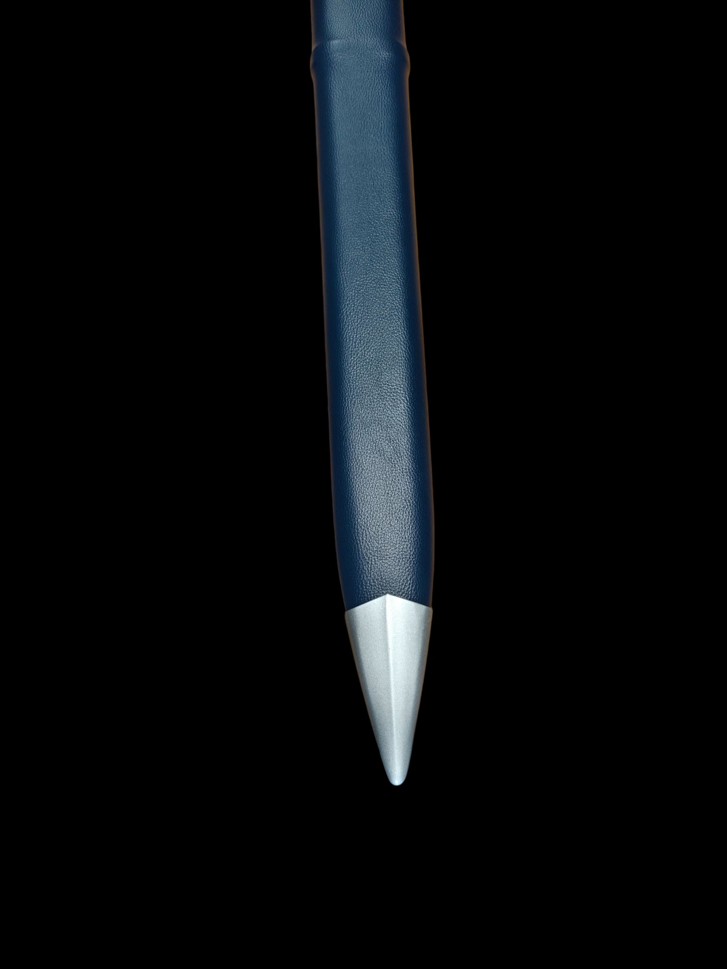 Full Tang 5160 Spring Steel Forged Sharp Single Hand Short European Sword, Blue Hilt with Leather Scabbard