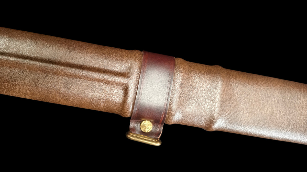 Full Tang Sir Radzig Sword Replica, Sharp Blade, 60Si2CrVA Spring Steel Mirror‑Polished Blade, 304 Stainless Steel Engraved Guard, Wood & Genuine Cowhide Scabbard, Kingdom Come Deliverance Medieval Knight Collectible Sword