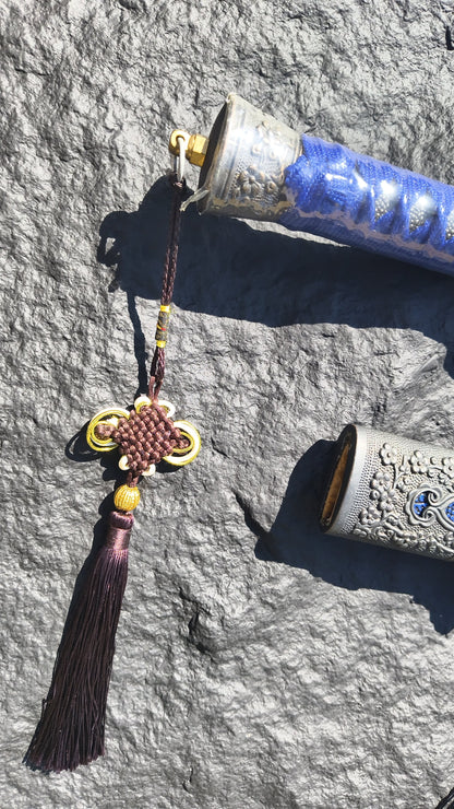 Integrated Full Tang Spring Steel Vintage Waist Saber with Sharp Blade, Antique Alloy Fittings Solid Wood PU Scabbard Oriental Style Collectible