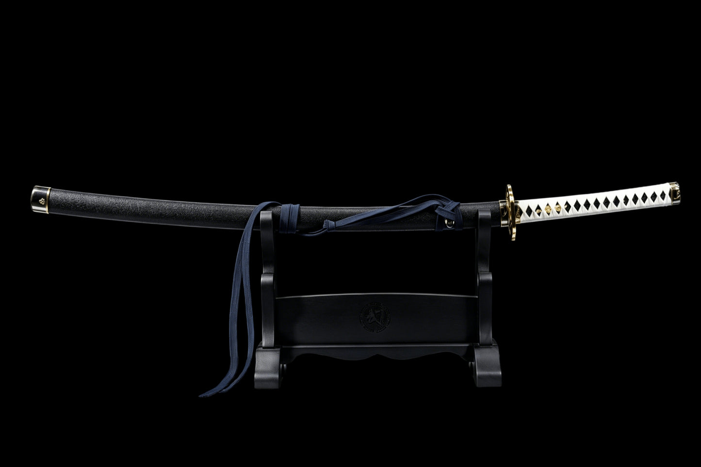 Yamato Katana, Devil May Cry 5 Vergil Sword, Full Tang Forged Manganese Steel Blackened Blade, High Game Restoration, Sharp Blade