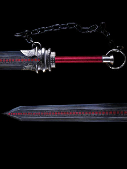 Greatsword, 7.5kg (high manganese steel), blunt blade, unsharpened.