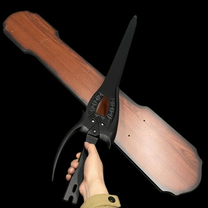 Peerless Black Sword (Stainless Steel), blunt blade, unsharpened.