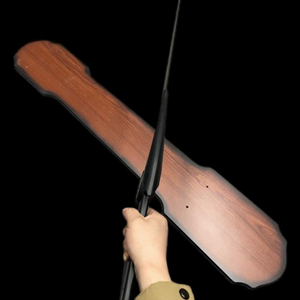 Peerless Black Sword (Stainless Steel), blunt blade, unsharpened.