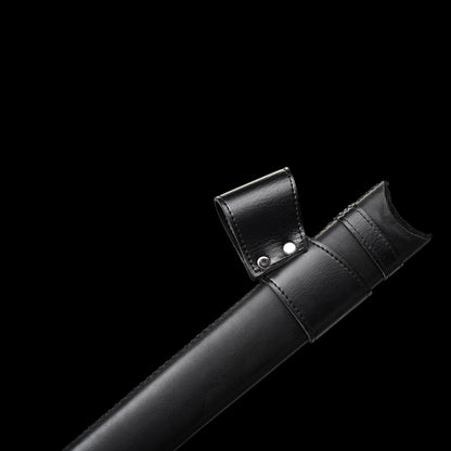 One-piece keel Damascus steel forged sharp sword, replica of the Blackfire Sword from Game of Thrones.