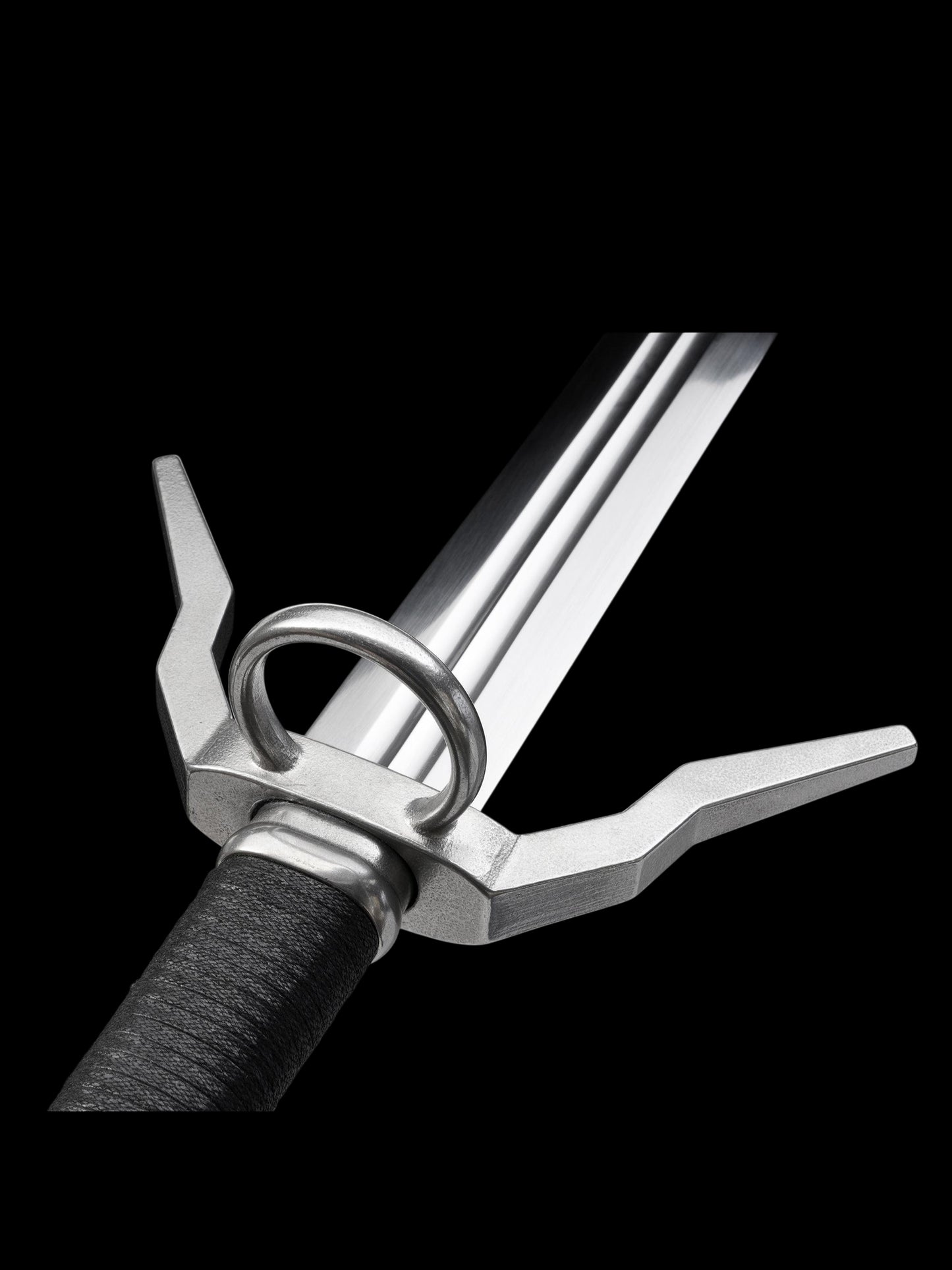 Full Tang Forged 60Si2Mn The Witcher 3 Triss Silver Sword, Sharp Blade Replica for Collection & Practice