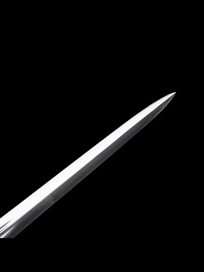 Full Tang Forged 60Si2Mn The Witcher 3 Triss Silver Sword, Sharp Blade Replica for Collection & Practice