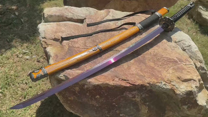 Mortal Blade（Manganese steel baking purple process treatment）katana