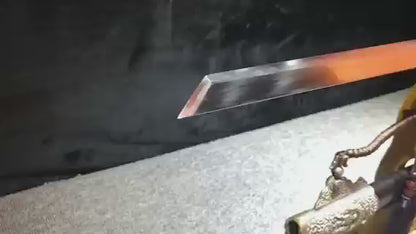 T10 forging process, burnt blade -豪华版麒麟唐刀