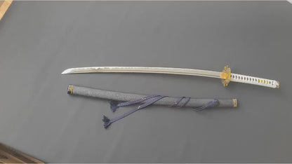Yamato Katana, Devil May Cry 5 Vergil Sword, Full Tang 5160 Spring Steel Forged Sharp Blade
