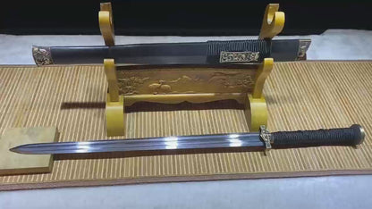 Pattern steel forging process 精英战剑