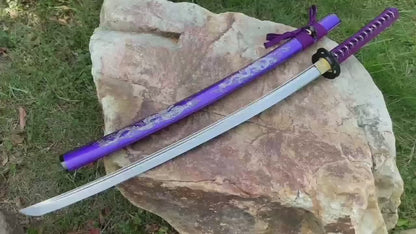 Dragon snake warrior (spring steel forging process)katana